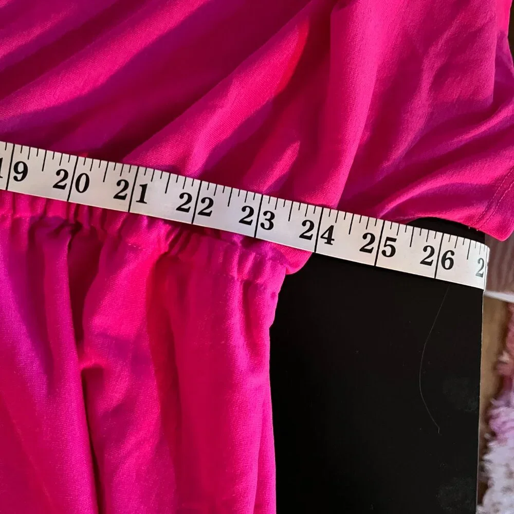 Like NEW Swimsuits For All Pink & Gold Cover-Up Size 26/28 Metallic